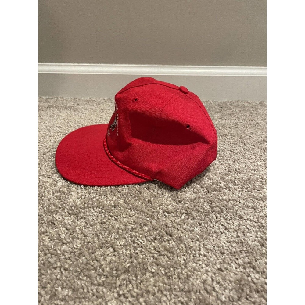 Vintage 1990 Marriott Corporate Masters Camelback SnapBack Trucker Hat Red Golf - Picture 3 of 6